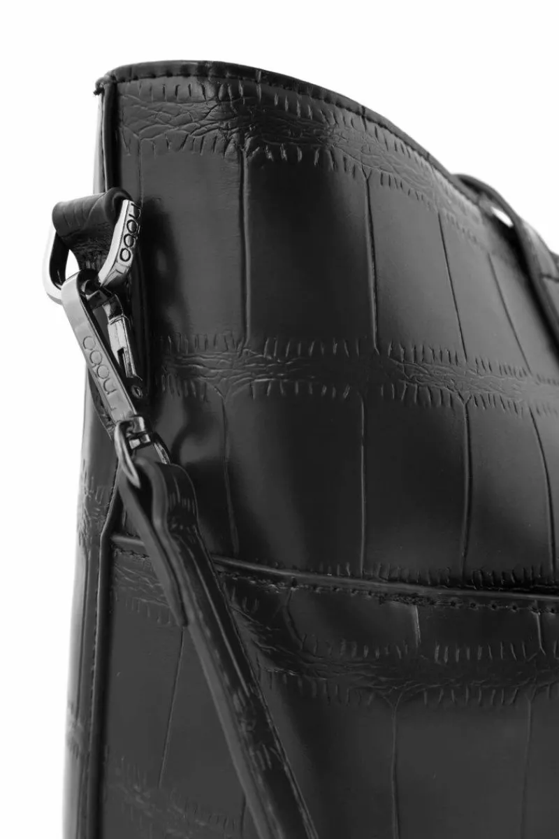 Online Torba Shopper L3490-C020 Czarna Torebki Nobo|Torebki Klasyczne