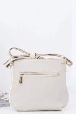 Outlet Monnari Torebka Damska Beżowa na Ramię Listonoszka