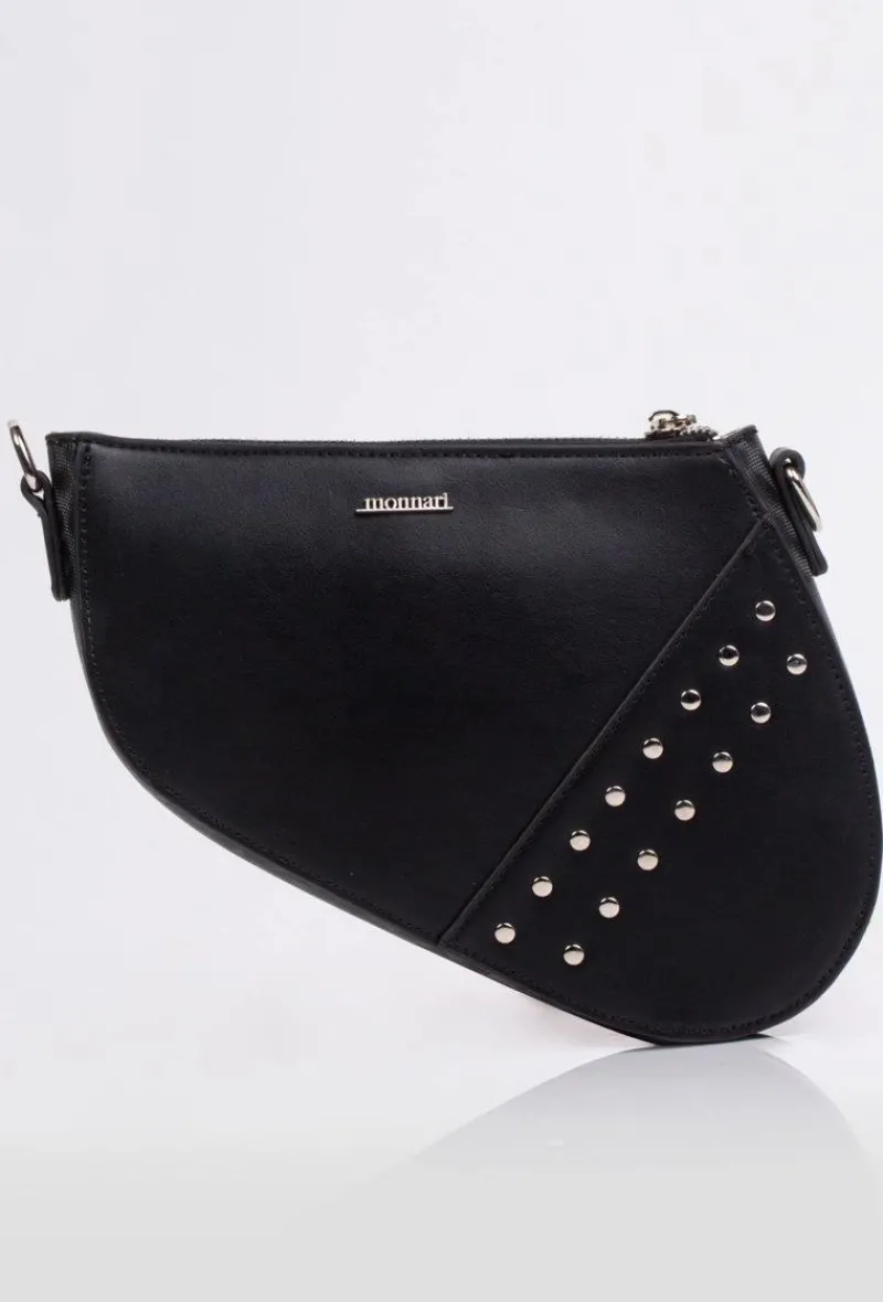 Best Torebka Damska Kopertówka Czarna BAG9090-020 Torebki Monnari|Kopertówki