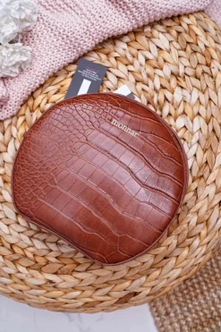 Torebki Monnari|Torebki Kuferki>Monnari Torebka Damska Kuferek Brązowy BAG9350-017