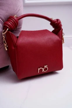Hot Nobo Torebka Damska Kuferek Czerwona NBAG-H2790-C005