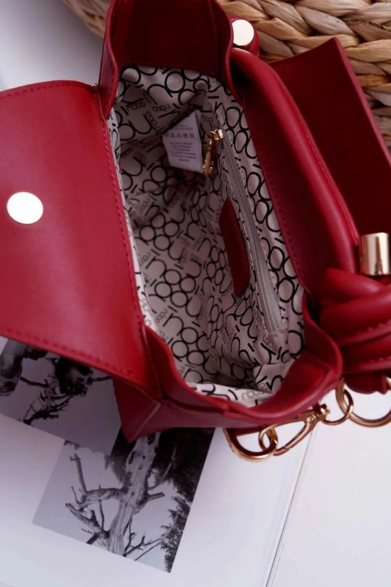 Hot Nobo Torebka Damska Kuferek Czerwona NBAG-H2790-C005