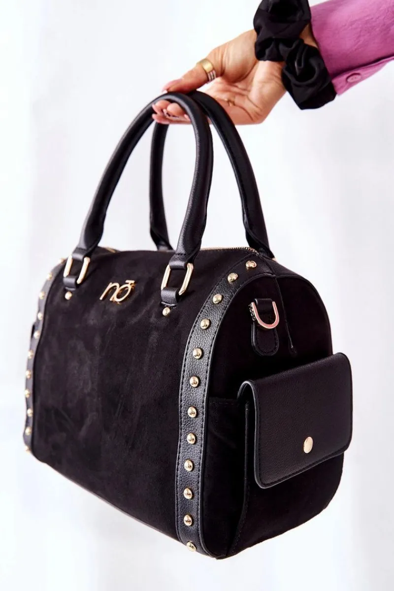 Torebki Nobo|Torebki Kuferki>Nobo Torebka Damska Kuferek Czarna NBAG-L1902-C020