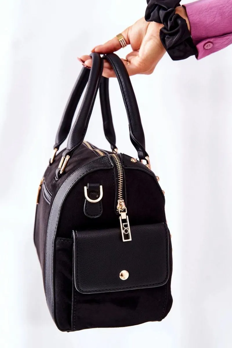 Torebki Nobo|Torebki Kuferki>Nobo Torebka Damska Kuferek Czarna NBAG-L1902-C020