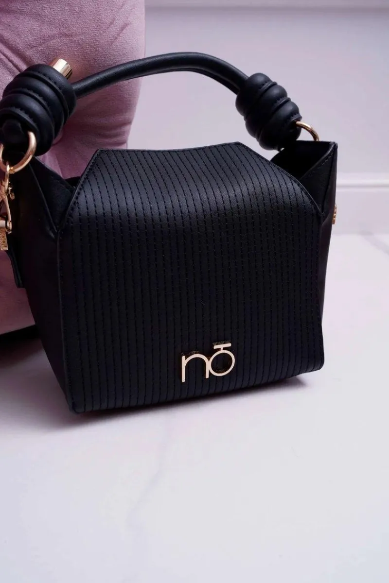 Torebki Nobo|Torebki Kuferki>Nobo Torebka Damska Kuferek Czarna NBAG-H2790-C020