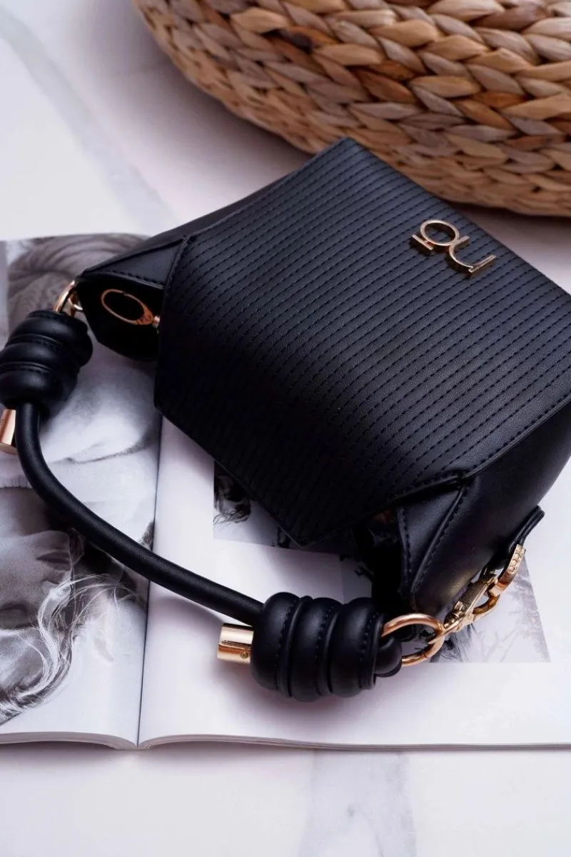 Torebki Nobo|Torebki Kuferki>Nobo Torebka Damska Kuferek Czarna NBAG-H2790-C020