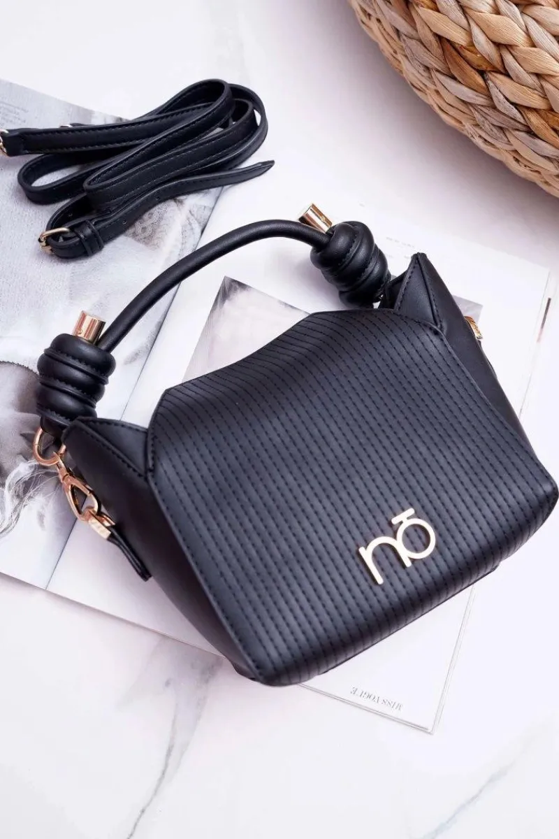 Torebki Nobo|Torebki Kuferki>Nobo Torebka Damska Kuferek Czarna NBAG-H2790-C020