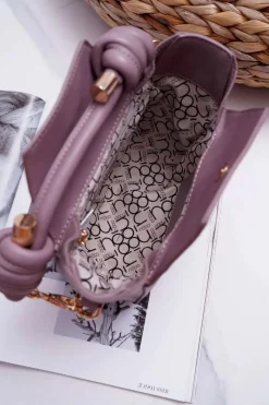 Best Torebka Damska Kuferek Fioletowa NBAG-H2790-C014 Torebki Nobo|Torebki Kuferki