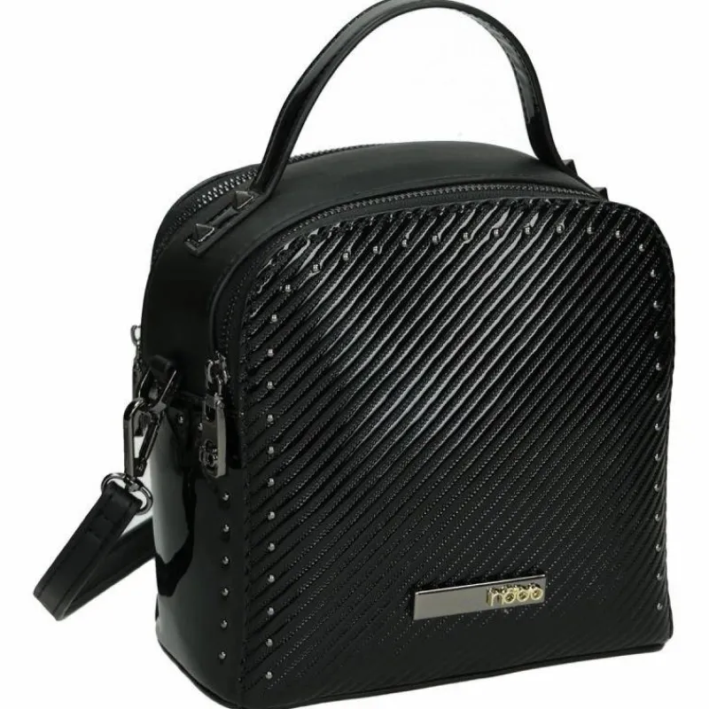 Hot Nobo Torebka Damska Kuferek Czarna H0550-C020