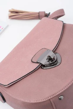 Torebka Damska Listonoszka Brudny Róż Listonoszki