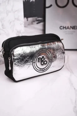 Online Nobo Torebka Damska Listonoszka NBAG-J2530-CM22 Czarna Srebrna