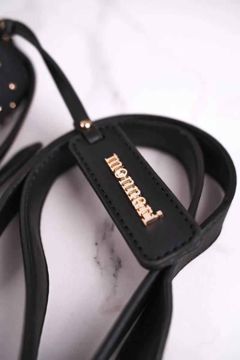 Torebki Monnari|Listonoszki>Monnari Torebka Damska Listonoszka BAG4250-020 Czarna Zamsz