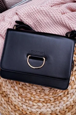 Online Monnari Torebka Damska Listonoszka Czarna BAG9280-020