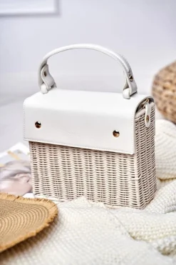 Torebki Monnari|Torebki Kuferki>Monnari Torebka Damska Biały Kuferek BAG3660-000