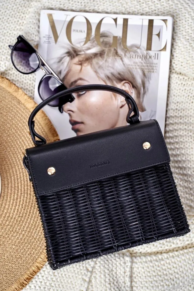 Torebki Monnari|Torebki Kuferki>Monnari Torebka Damska Czarna Kuferek BAG3660-020