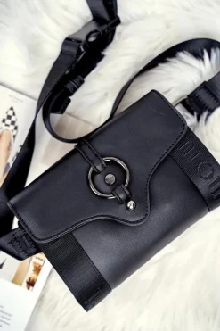 Discount Monnari Torebka Damska Czarna Nerka Saszetka BAG0450-020