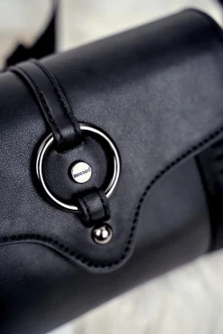 Discount Monnari Torebka Damska Czarna Nerka Saszetka BAG0450-020