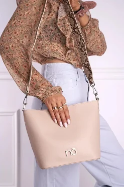 Torebki Nobo|Listonoszki>Nobo Torebka Damska Beżowa Listonoszka NBAG-I2610-C015