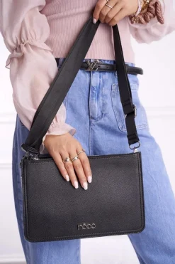 Torebki Nobo|Listonoszki></noscript>Nobo Torebka Damska Czarna Listonoszka NBAG-I2670-C020