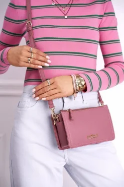 Discount Torebka Damska Różowa Listonoszka NBAG-I2680-C004 Torebki Nobo|Listonoszki