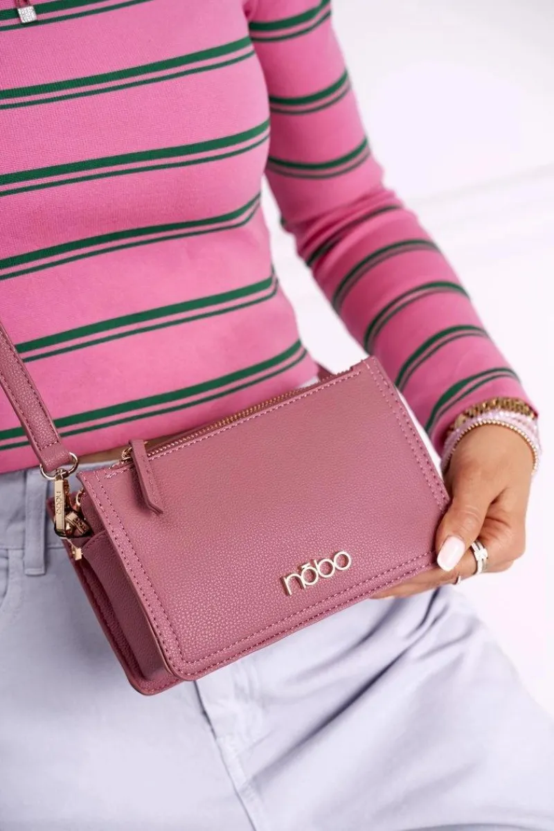 Discount Torebka Damska Różowa Listonoszka NBAG-I2680-C004 Torebki Nobo|Listonoszki