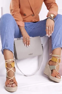 Best Torebka Damska Szara Listonoszka NBAG-I2670-C019 Torebki Nobo|Listonoszki