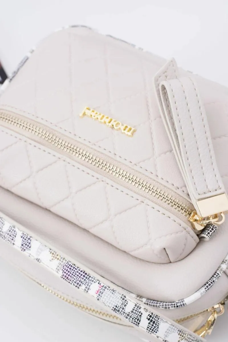 Torebki Monnari|Listonoszki>Monnari Torebka Damska Pikowana Beżowa Listonoszka