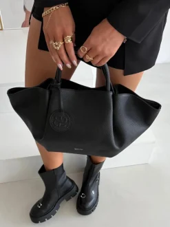 Torebki Klasyczne>Big Star Shoes Torebka Damska Shopper Z Eko Skóry Big Star SS574003 Czarna