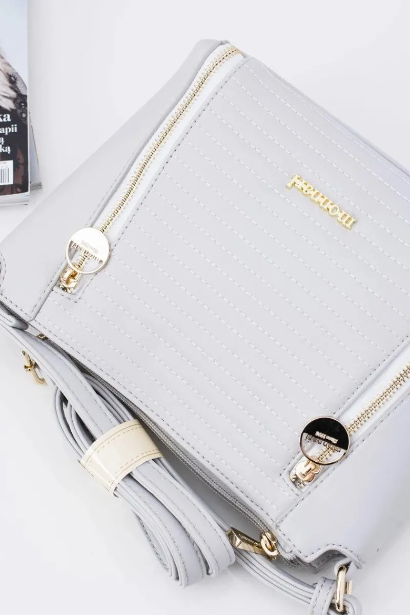 Torebki Monnari|Torebki Klasyczne>Monnari Torebka Damska Szara Torba