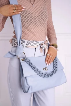 Torebki Nobo|Torebki Klasyczne>Nobo Torebka Damska Torba Niebieska NBAG-I2920-C012