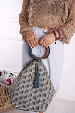 Online Nobo Torebka Damska Torba Worek Zielona NBAG-I1951-CM08