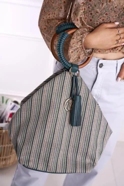 Online Nobo Torebka Damska Torba Worek Zielona NBAG-I1951-CM08