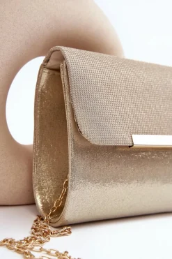 Clearance Torebka Kopertówka Na Łańcuszku Złota Onelia Kopertówki