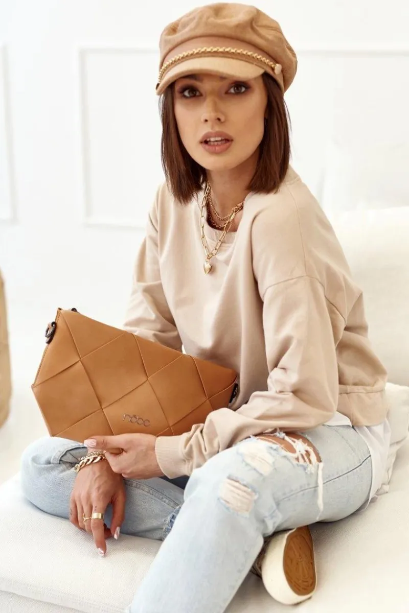 Torebki Nobo|Listonoszki>Nobo Torebka Kopertówka Z Odpinanym Paskiem NBAG-K1260 Beżowa