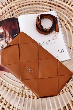 Clearance Torebka Kopertówka Z Odpinanym Paskiem NBAG-K1260 Brązowa Torebki Nobo|Listonoszki