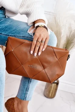 Clearance Torebka Kopertówka Z Odpinanym Paskiem NBAG-K1260 Brązowa Torebki Nobo|Listonoszki