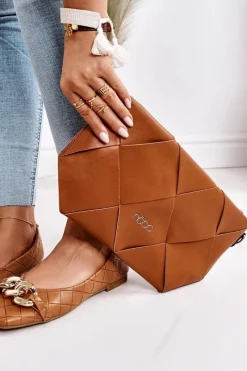 Clearance Torebka Kopertówka Z Odpinanym Paskiem NBAG-K1260 Brązowa Torebki Nobo|Listonoszki