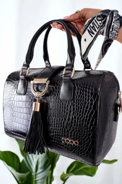 Torebki Nobo|Torebki Kuferki>Nobo Torebka Kuferek Do Ręki L1440 Czarna