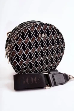 Outlet Torebka Kuferek ZNJ006 Czarna Torebki Kuferki|Torebki Klasyczne