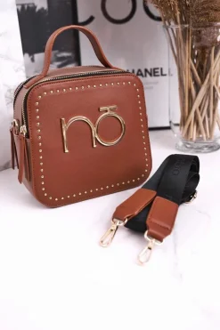 Torebki Nobo|Torebki Kuferki>Nobo Torebka Kuferek Listonoszka NBAG-J0860-C017 Brązowa