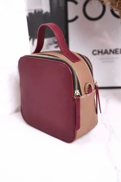 Online Nobo Torebka Kuferek Listonoszka NBAG-J0860-C005 Bordowa