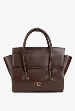 Outlet Torebka Kuferek BAG5810-M17 Czekoladowa Torebki Nobo|Torebki Kuferki