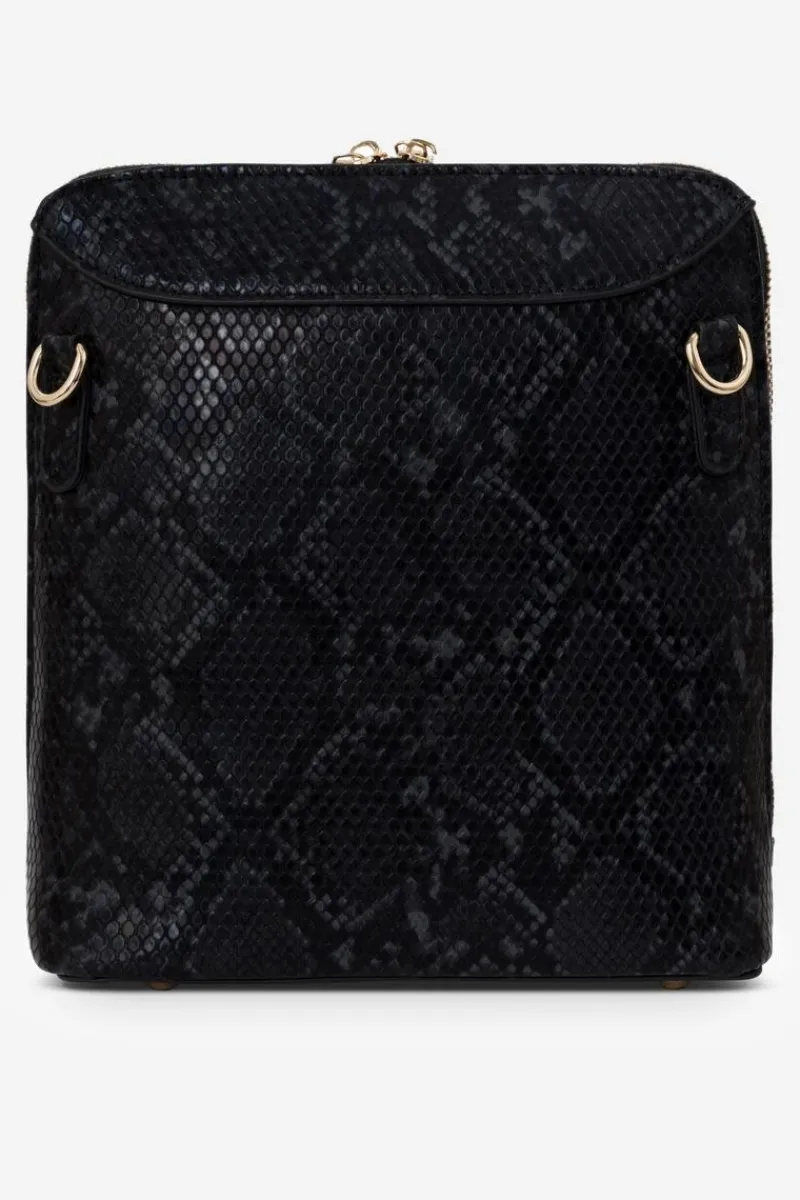 New Nobo Torebka Kuferek Zwierzęcy Wzór NBAG-R3200-C019 Ciemnoszara