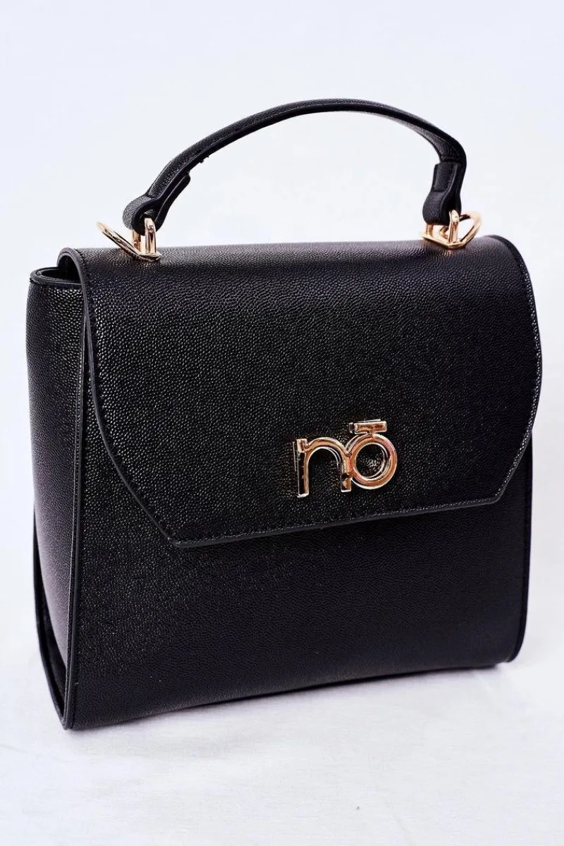Torebki Nobo|Torebki Kuferki>Nobo Torebka Listonoszka Kuferek K2570 Czarna