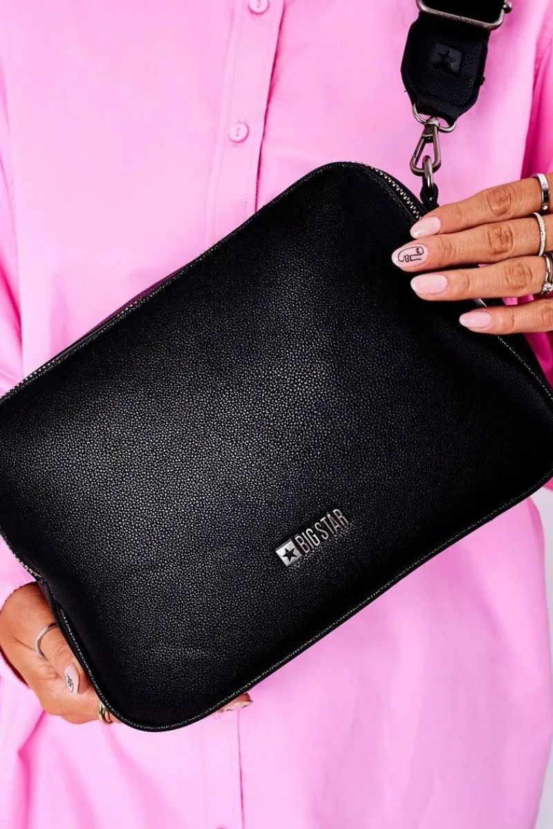 Torebki Kuferki|Listonoszki>Big Star Shoes Torebka Listonoszka Kuferek Big Star HH574083 Czarna