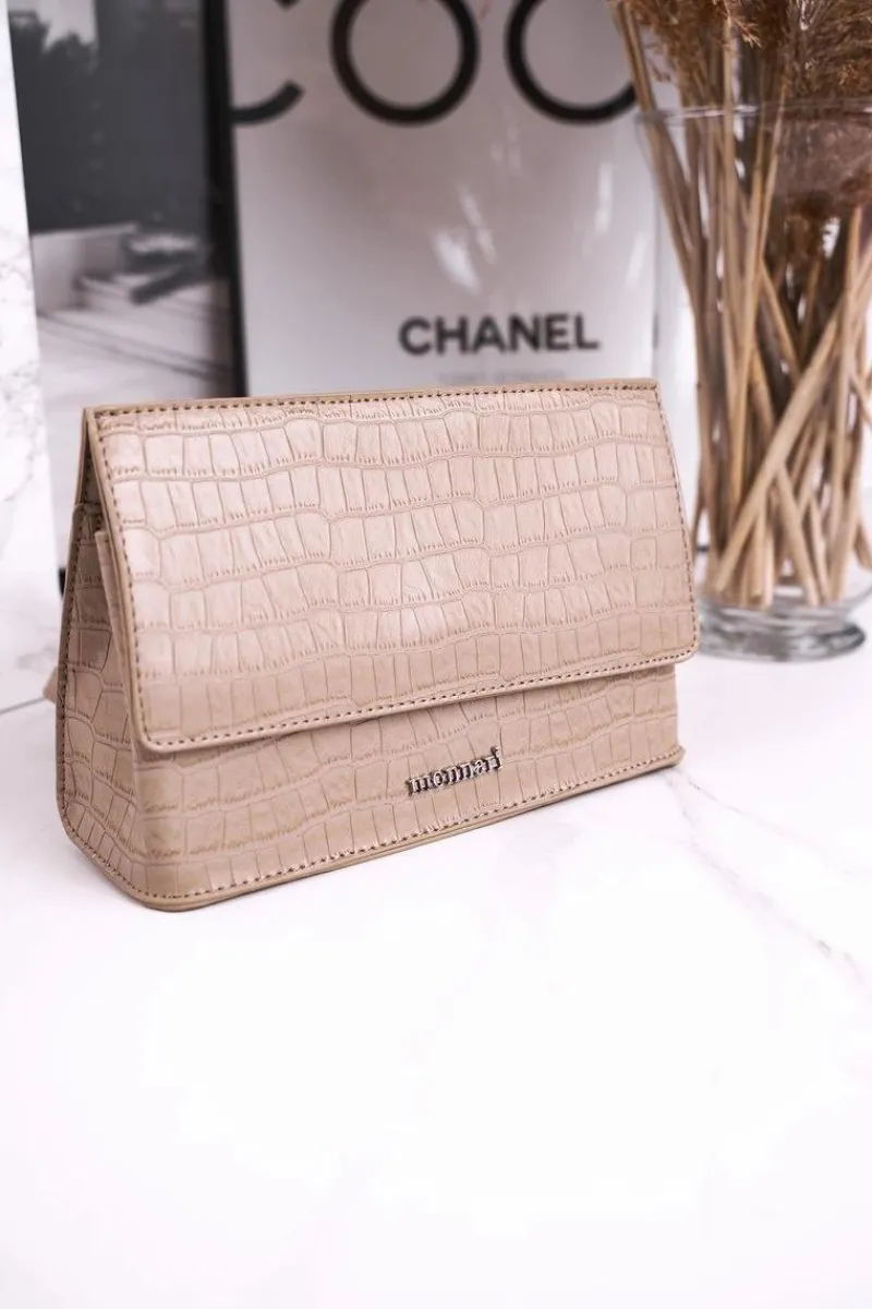 Torebki Monnari|Listonoszki>Monnari Torebka Listonoszka BAG5450-015 Beżowa Print Zwierzęcy