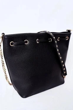 Torebki Nobo|Torebki Klasyczne>Nobo Torebka Listonoszka Na Łańcuszku K4090 Czarna