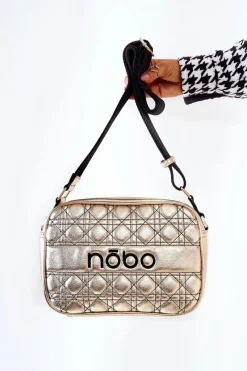 Online Torebka Listonoszka L2160 Złota Torebki Nobo|Listonoszki