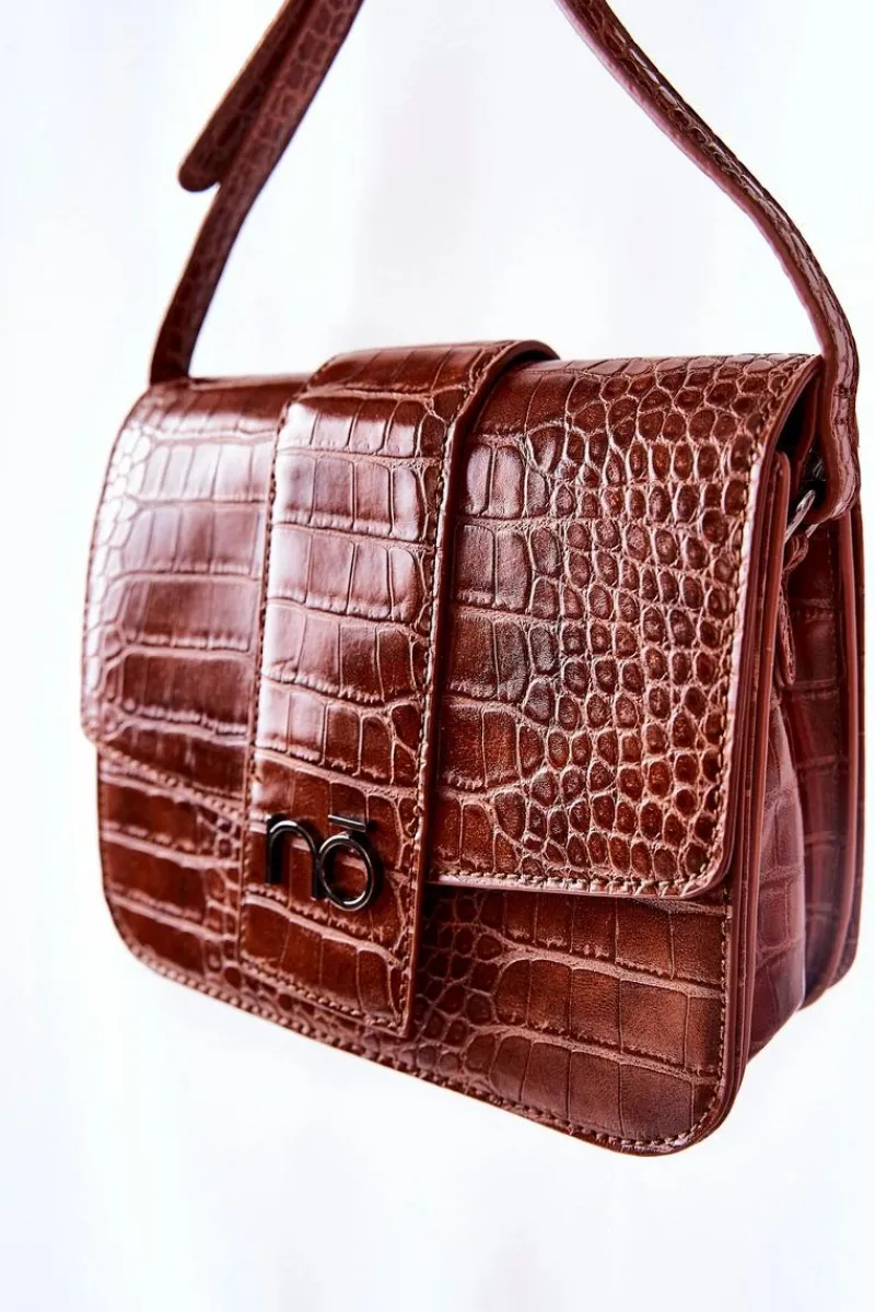 Discount Torebka Listonoszka NBAG-L1100-CM17 Brązowa Listonoszki|Torebki Nobo