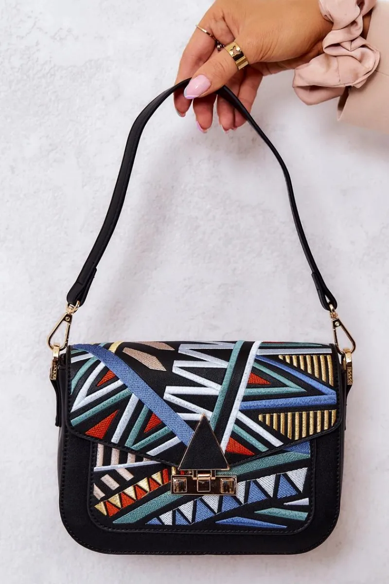 Hot Torebka Listonoszka M1320-C020 Czarna Torebki Nobo|Torebki Kuferki